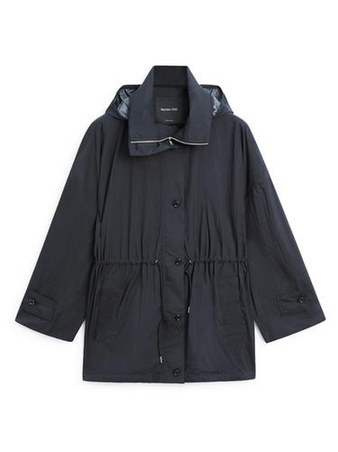 Zara Technical fabric parka - Blue - Image 0