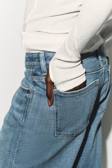 COTTON LONG SLEEVE T-SHIRT - Oyster-white by Zara - Image 3