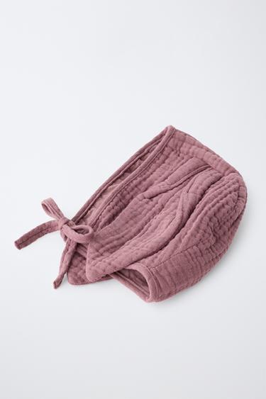 TEXTURED EAR BONNET — Mauve 2
