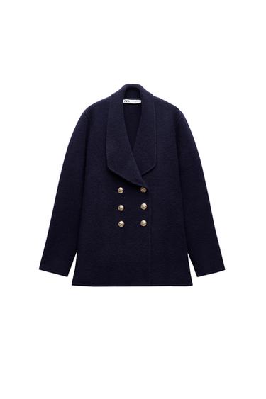 DOUBLE BREASTED 100% WOOL JACKET