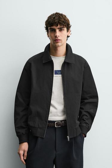 WATER-REPELLENT TECHNICAL JACKET - Black by Zara