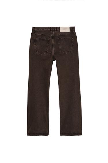 FLARE FIT JEANS - Brown by Zara - Image 3