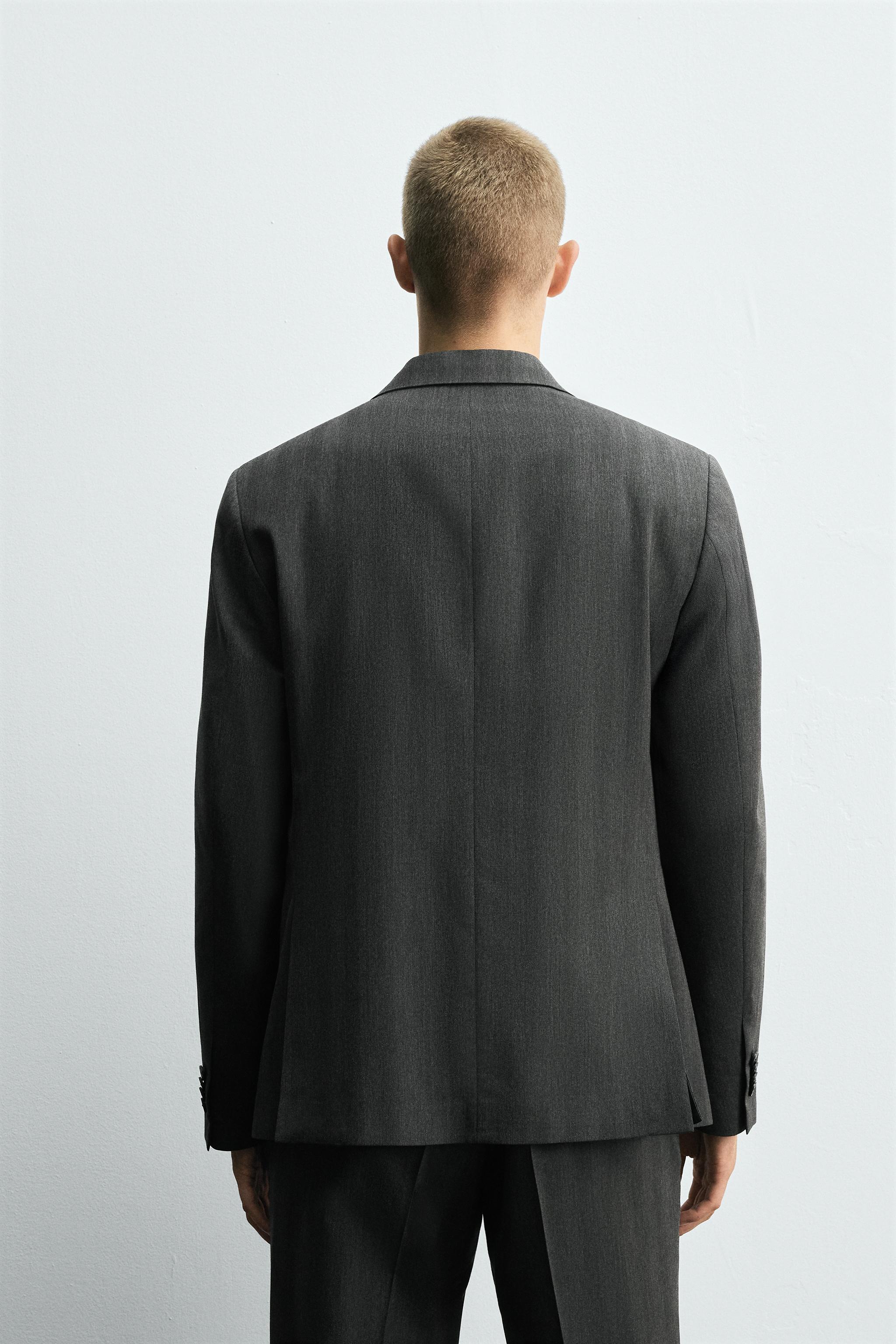 HERRINGBONE SUIT BLAZER