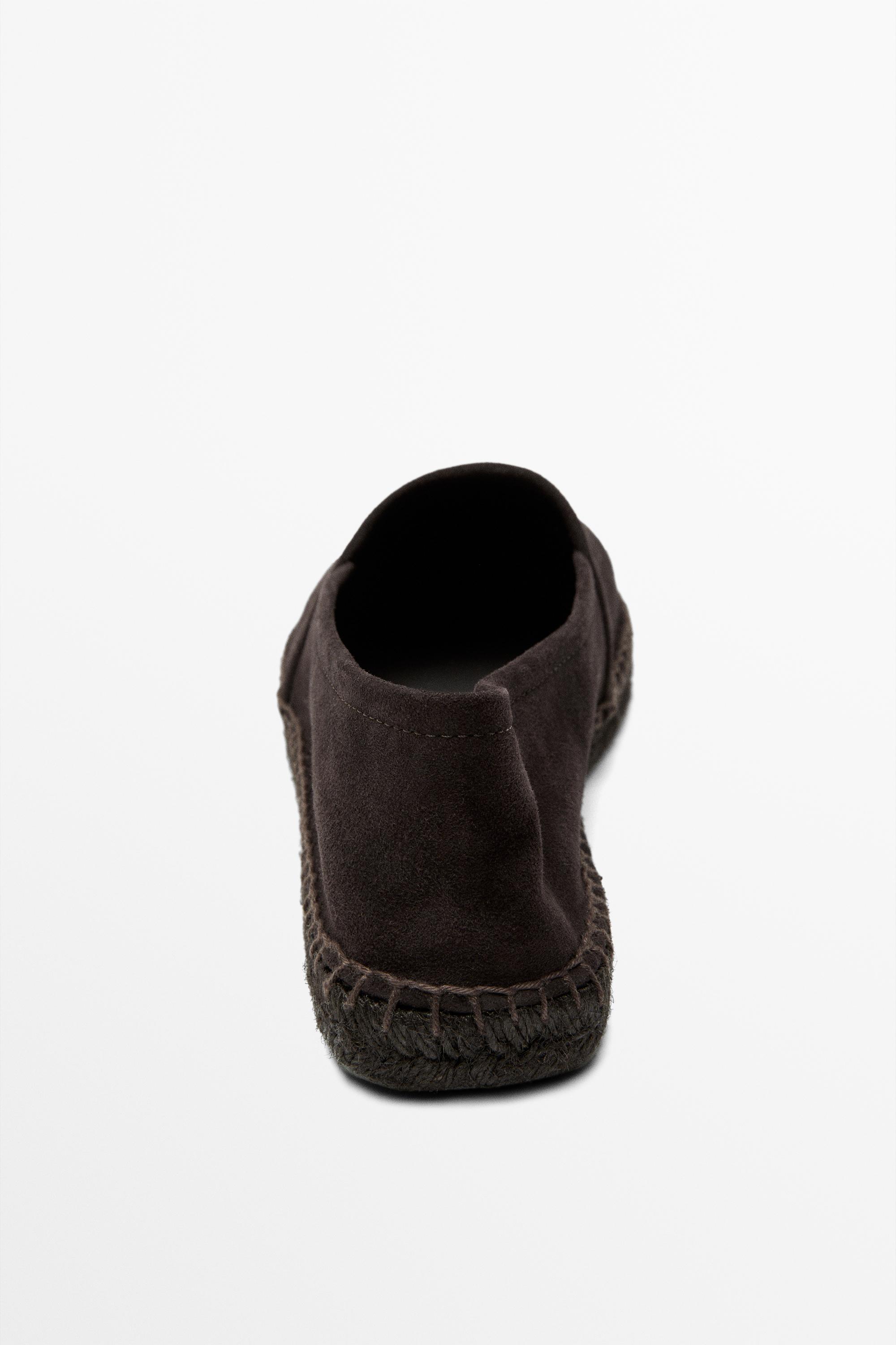 Leather espadrilles