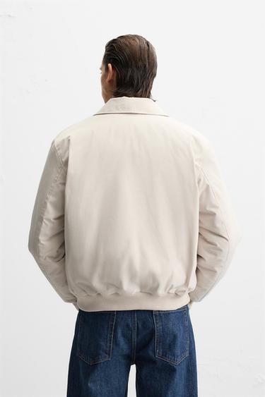 PADDED BOMBER JACKET - Bone by Zara - Image 2