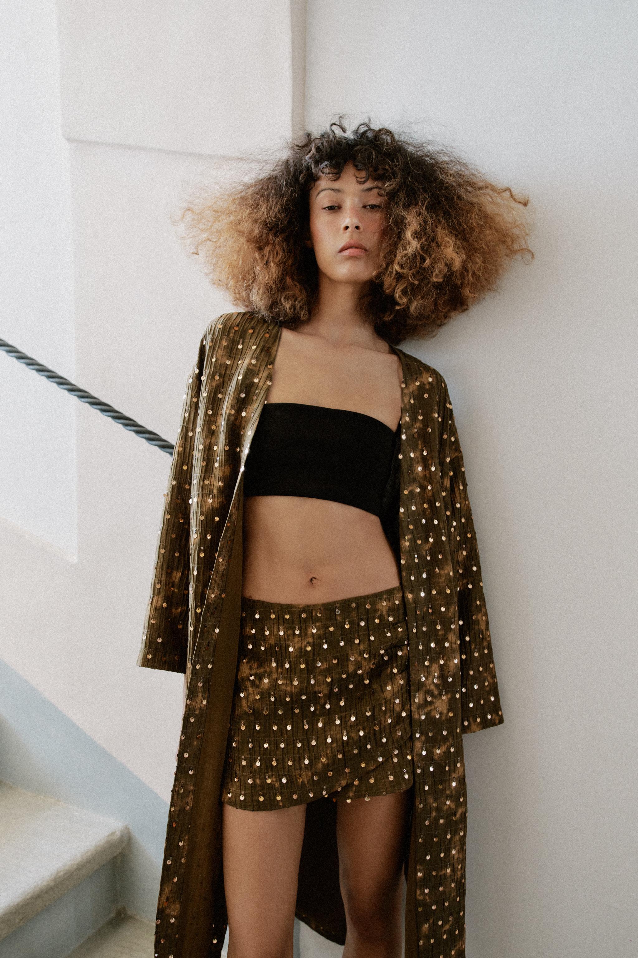 KIMONO LONG PAILLETTES