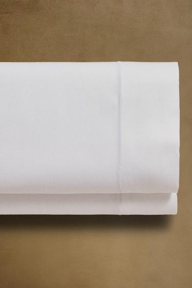 DRAP PLAT SATIN FESTON (300 FILS) - Blanc de Zara - Image 4