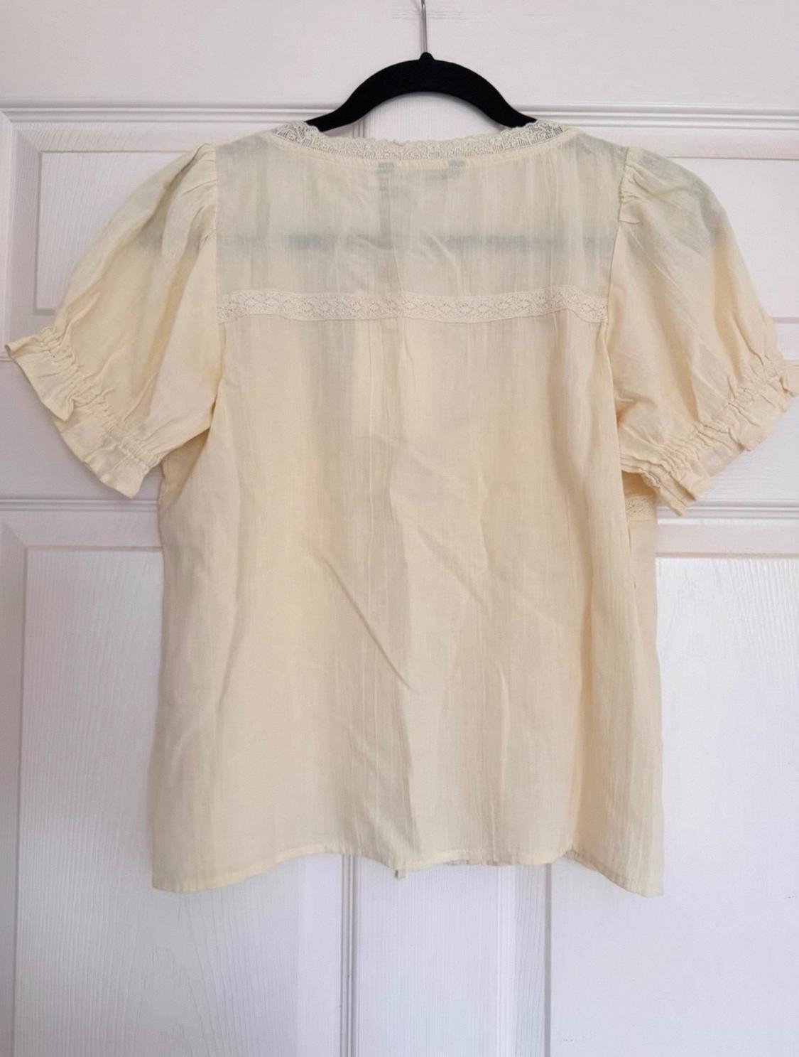 EMBROIDERED GAUZE SHIRT - Image 5