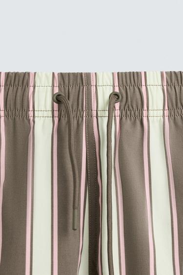 STRIPED MID-LENGTH SWIMMING TRUNKS - various by Zara - Image 2