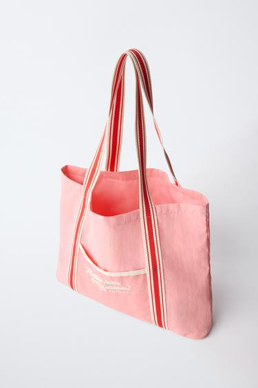 SAC SHOPPER RÉTRO - Rose de Zara - Image 3
