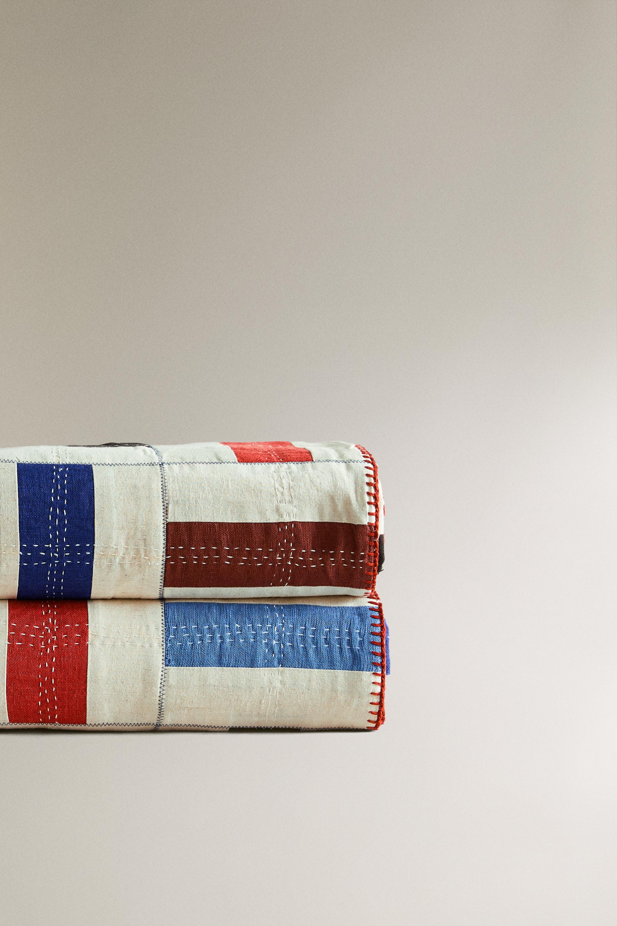 COUVRE-LIT COTON LIN PATCHWORK X COLLAGERIE