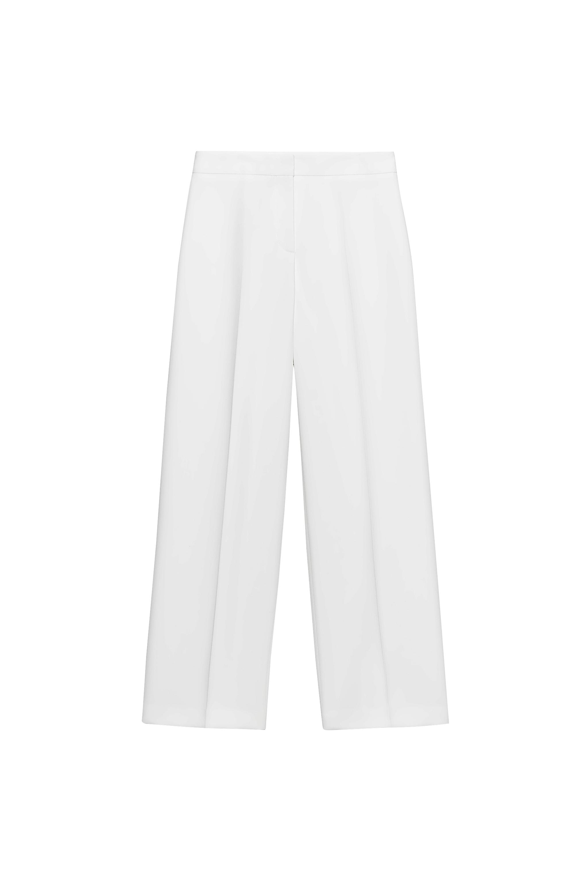 HIGH-WAISTED STRAIGHT LEG PANTS