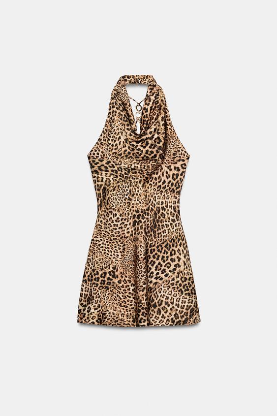 leopard mini dress zara Casual Zara Leopard Print Dresses