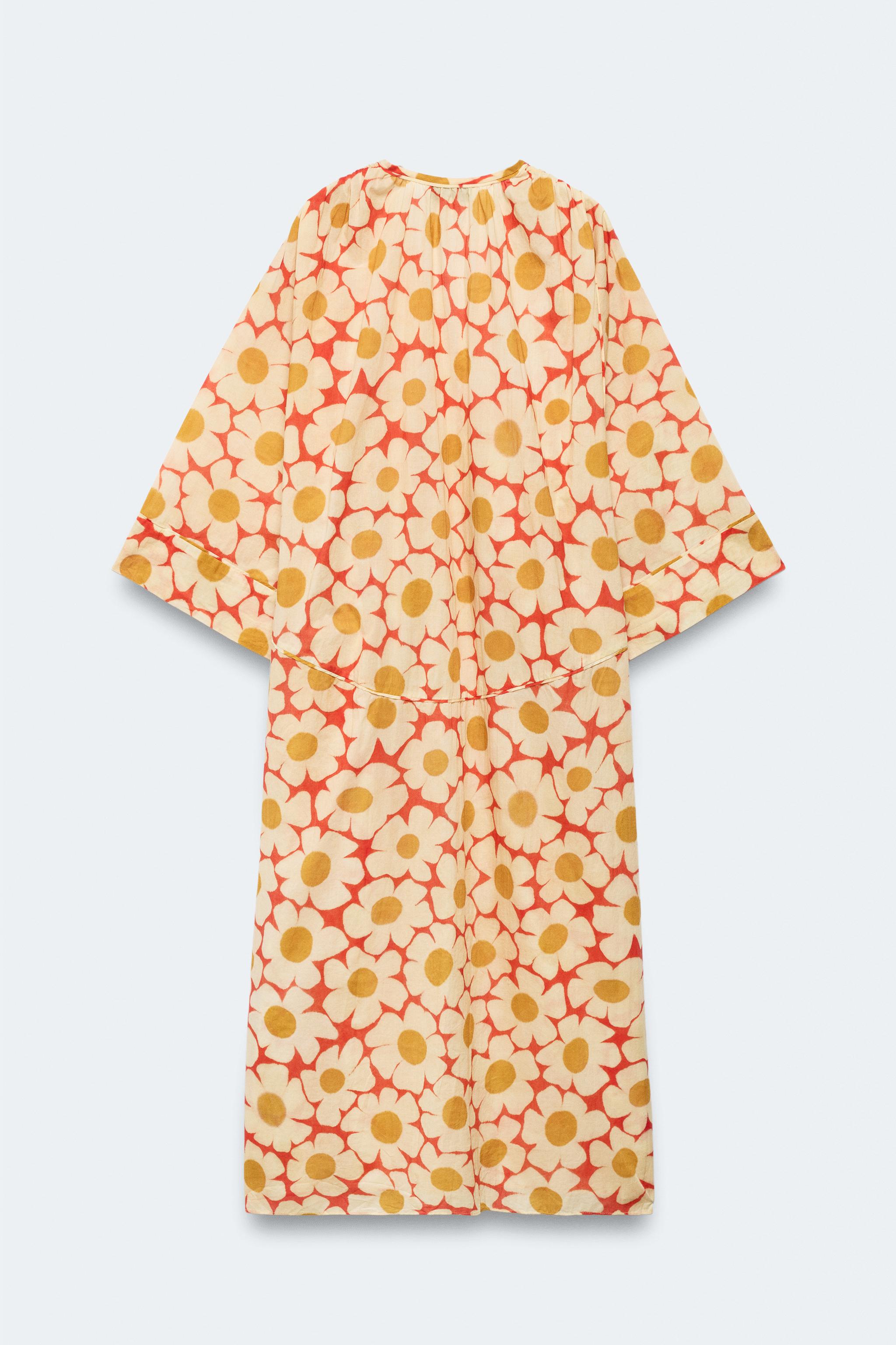 ROBE KAFTAN FLEURS LIMITED EDITION