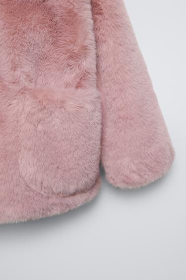 VESTE EFFET FOURRURE - Rose de Zara - Image 4