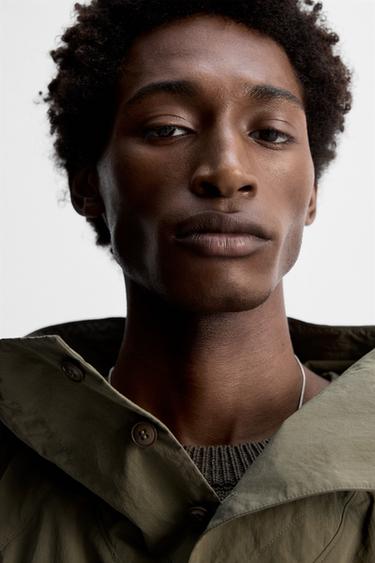 TECHNICAL PARKA WITH POUCH POCKET - Earth by Zara - Image 4