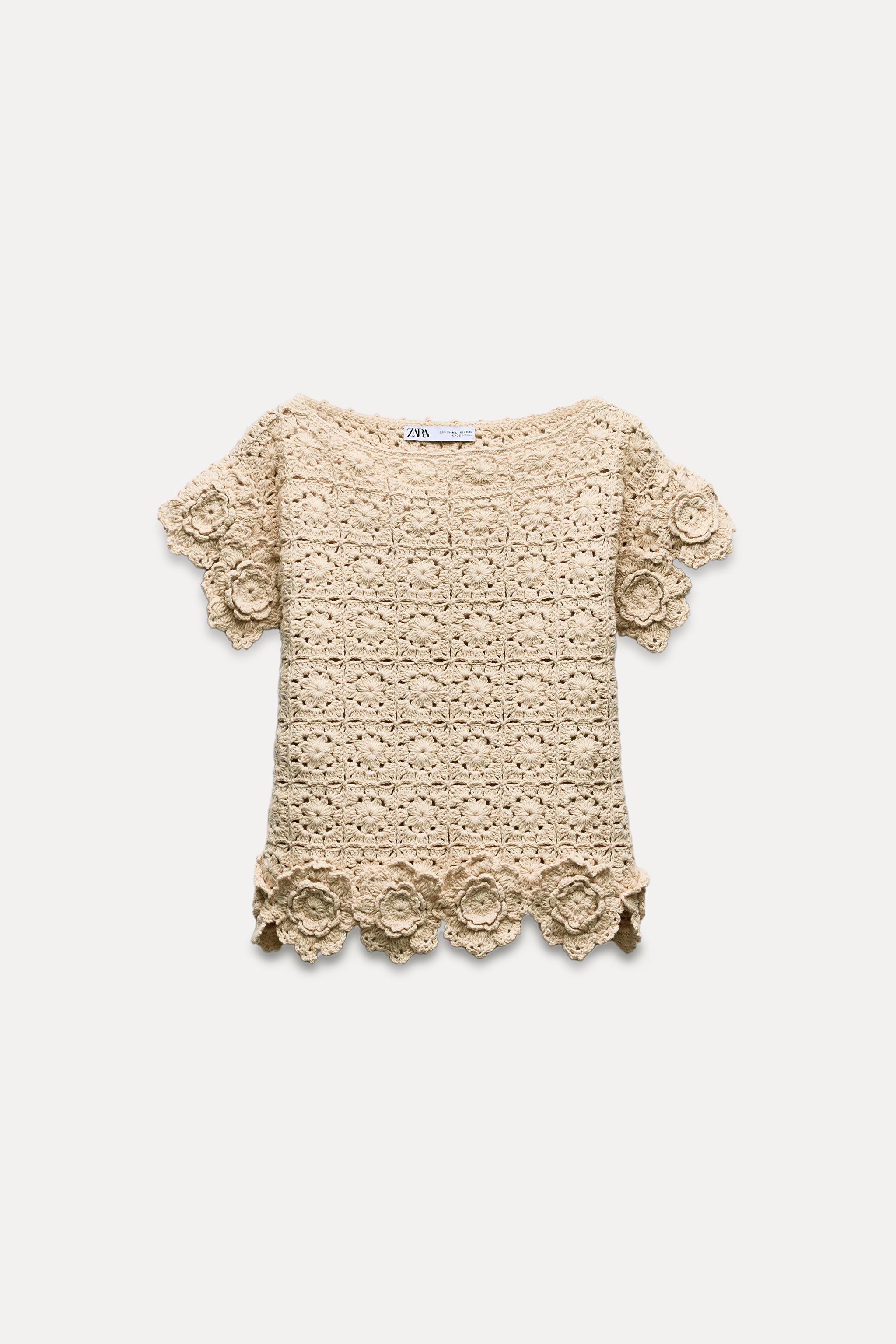 Forever New Zara Frill Crochet Top | David Jones