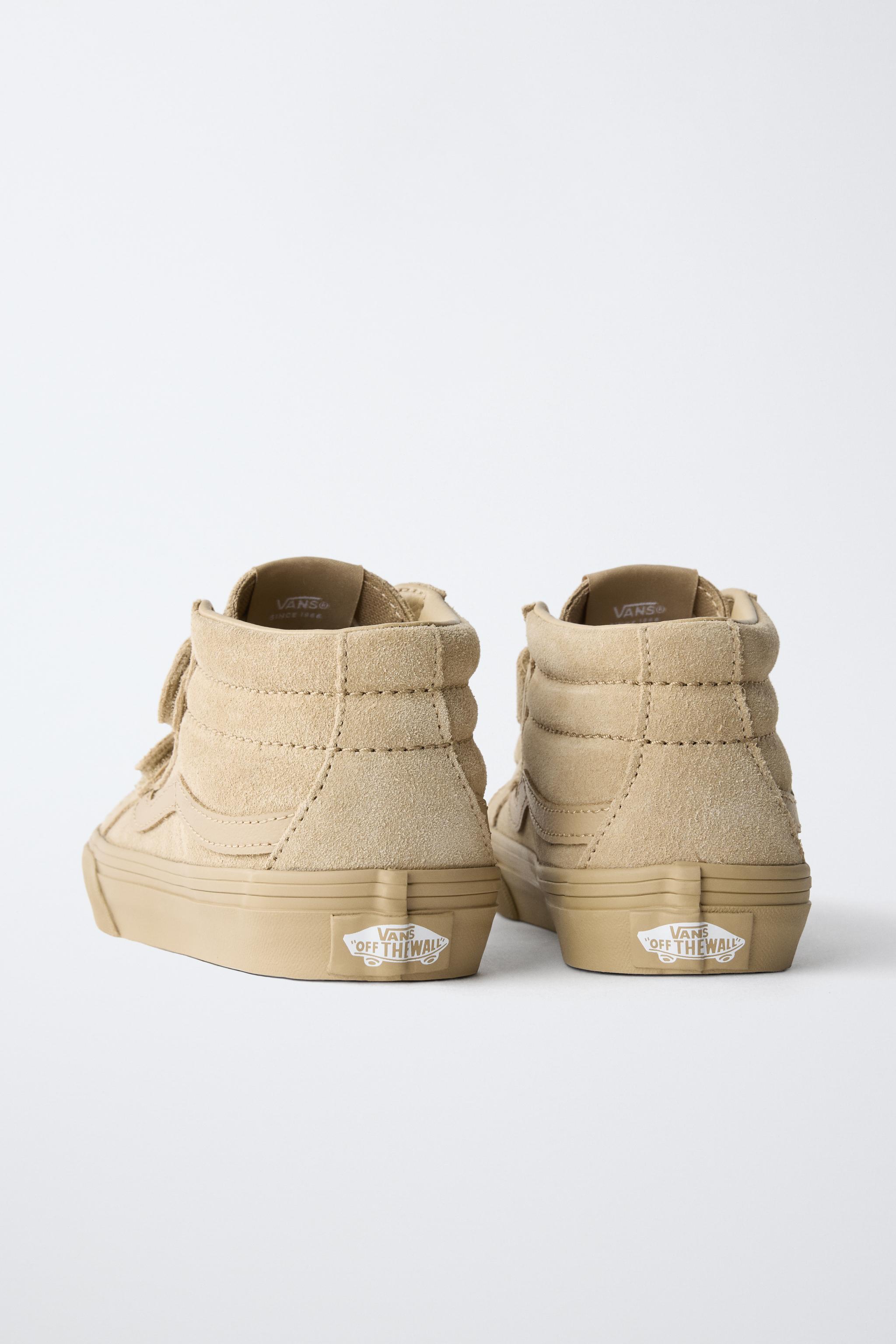 BASKETS MONTANTES EN CUIR ZARA VANS®