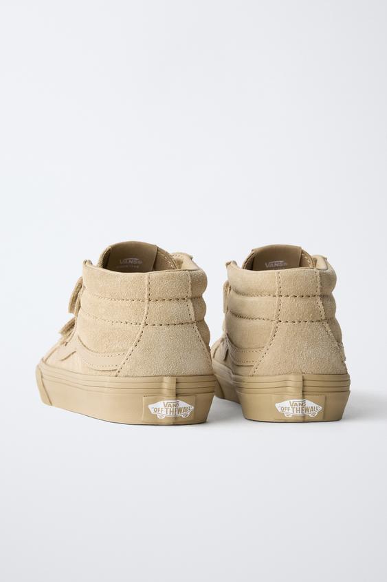 BASKETS MONTANTES EN CUIR ZARA VANS® - Marron sable de Zara - Image 4