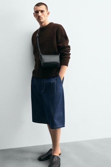 TEXTURE CROSSBODY BAG - Black by Zara
