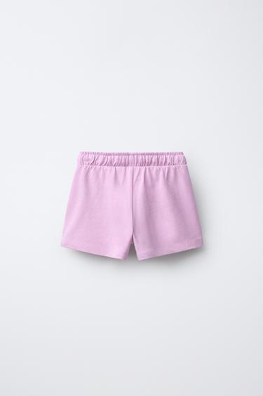 SHORT CŒUR ONDULINE - Mauve de Zara - Image 1