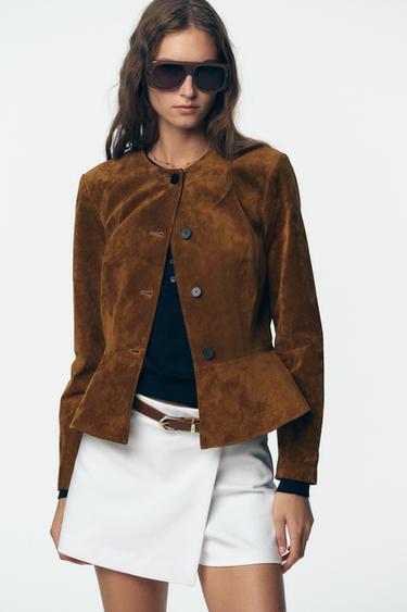 JUPE-CULOTTE CROISÉE CEINTURE - Blanc cassé de Zara - Image 2