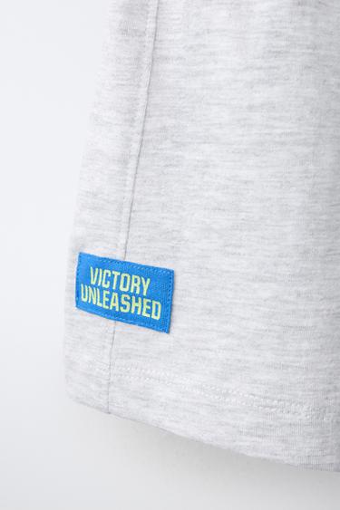 Zara 6-14 YEARS / SLOGAN PATCH PAJAMAS - Bluish