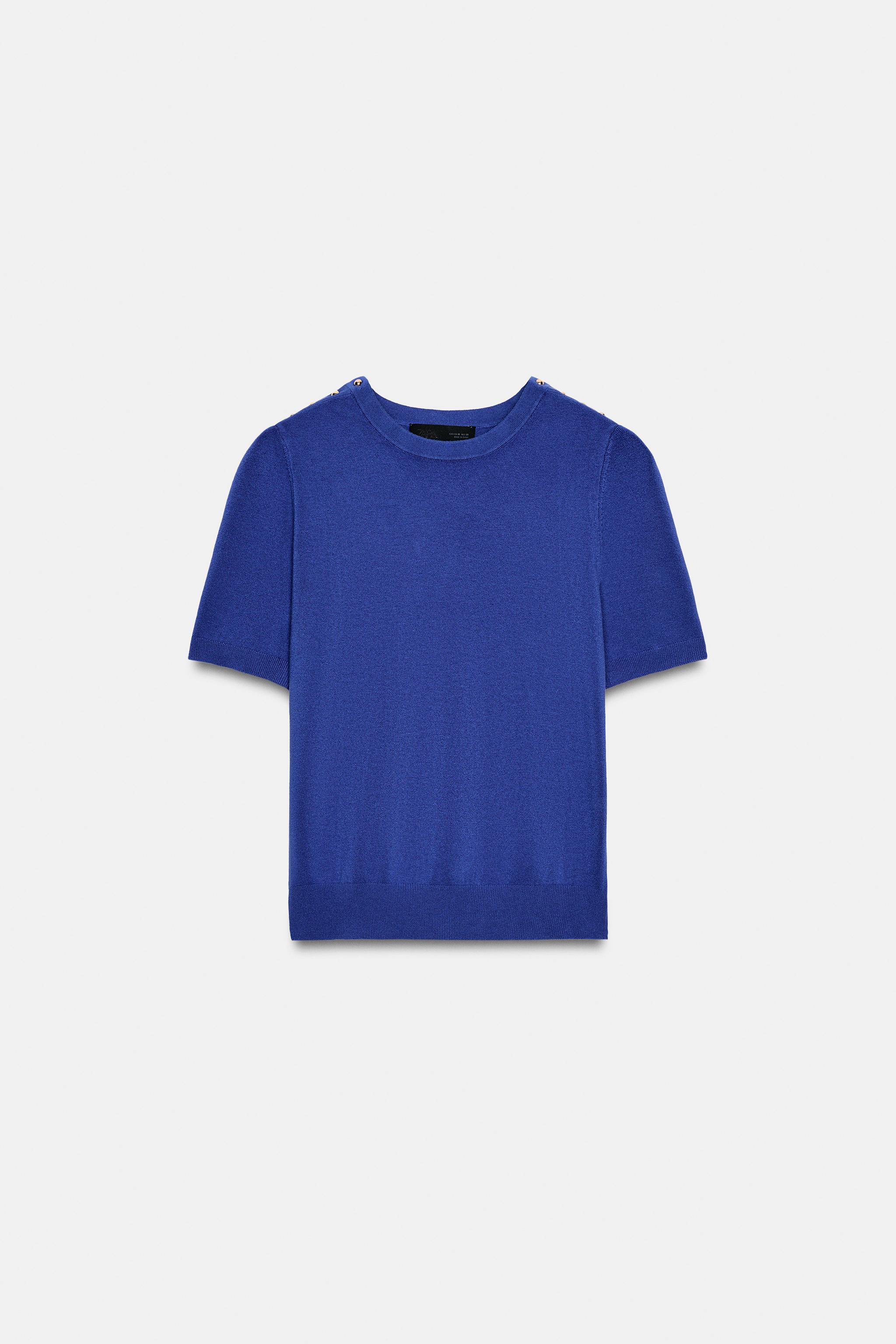 BASIC SHORT SLEEVE KNIT JUMPER