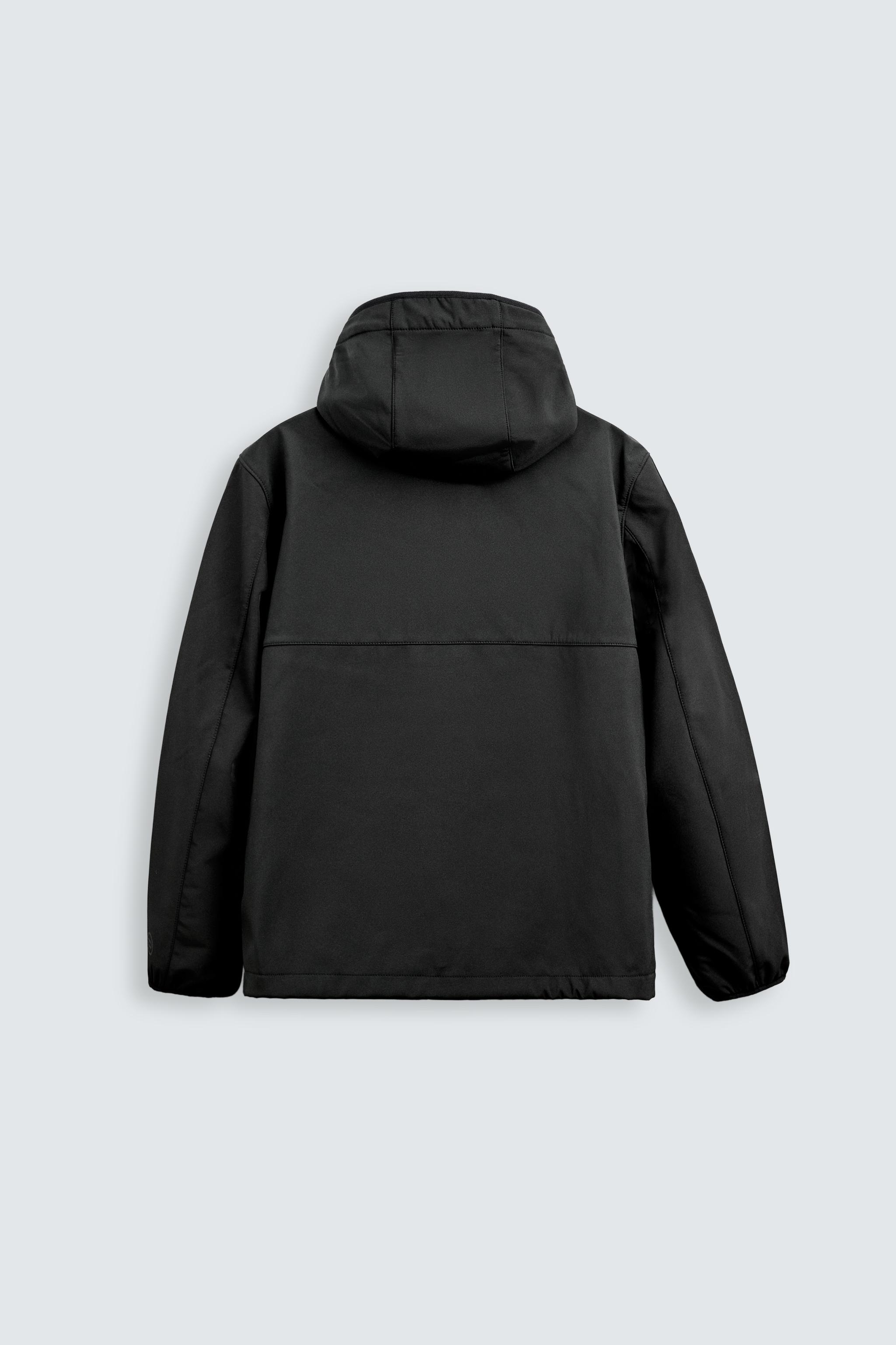 ZARA ブラック フリース風ジャケット ☆美品 ZARA ザラ 黒 フリースジャケット・ボアジャケット 2XL