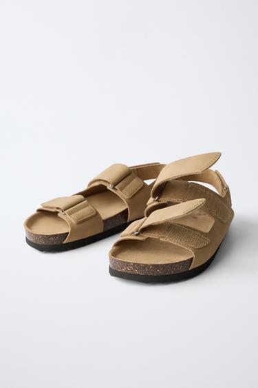 SANDALES À BRIDES - Marron de Zara - Image 2