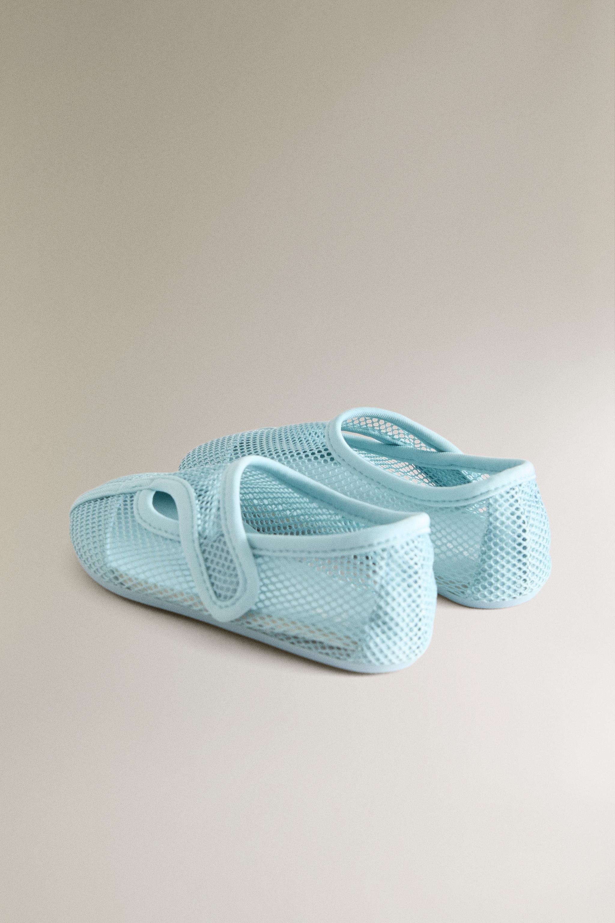 Детские тапочки Zara KIDS' MESH SLIPPERS — фото 4