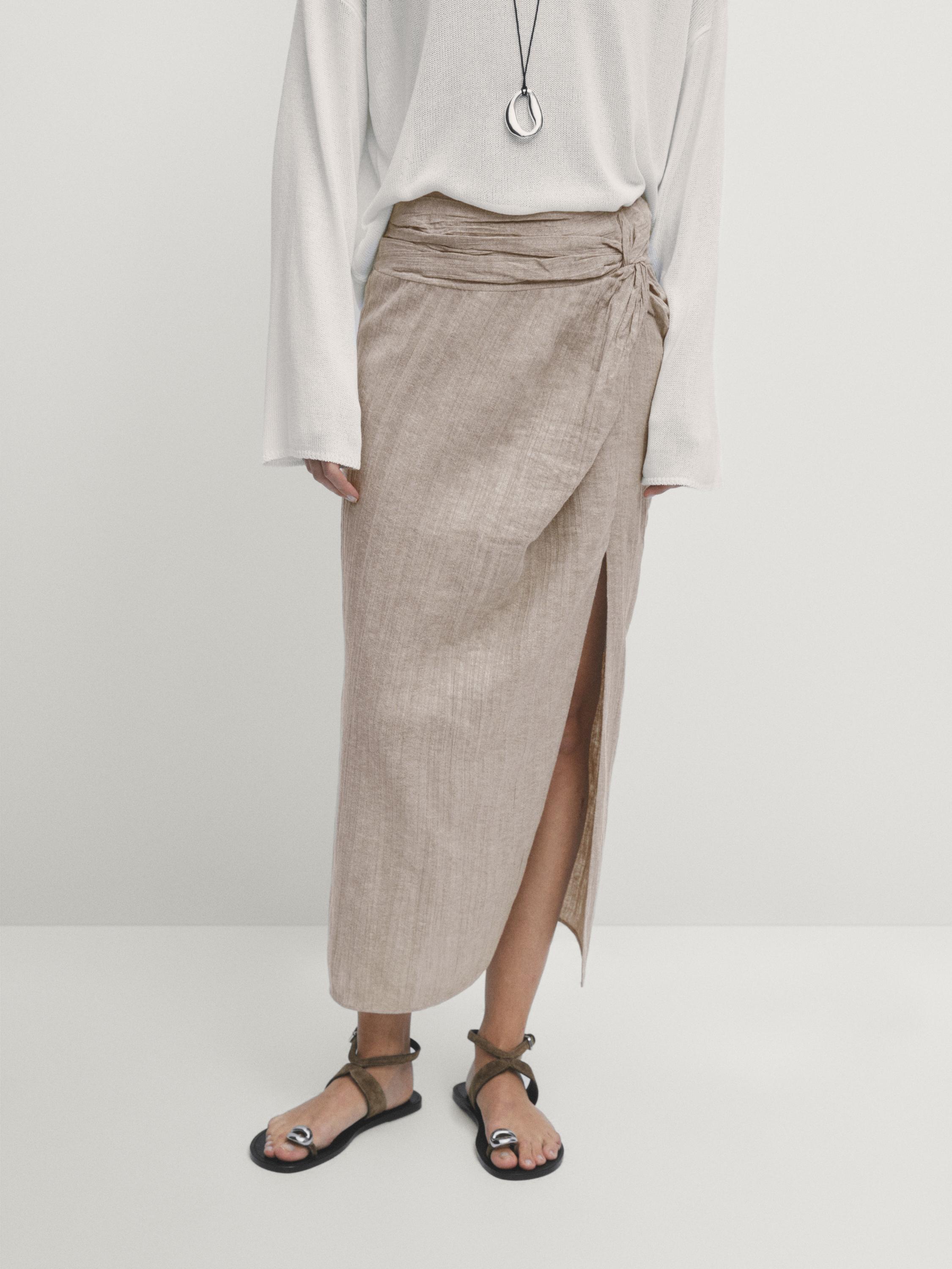 Knit long sleeve jumper - White | ZARA United States