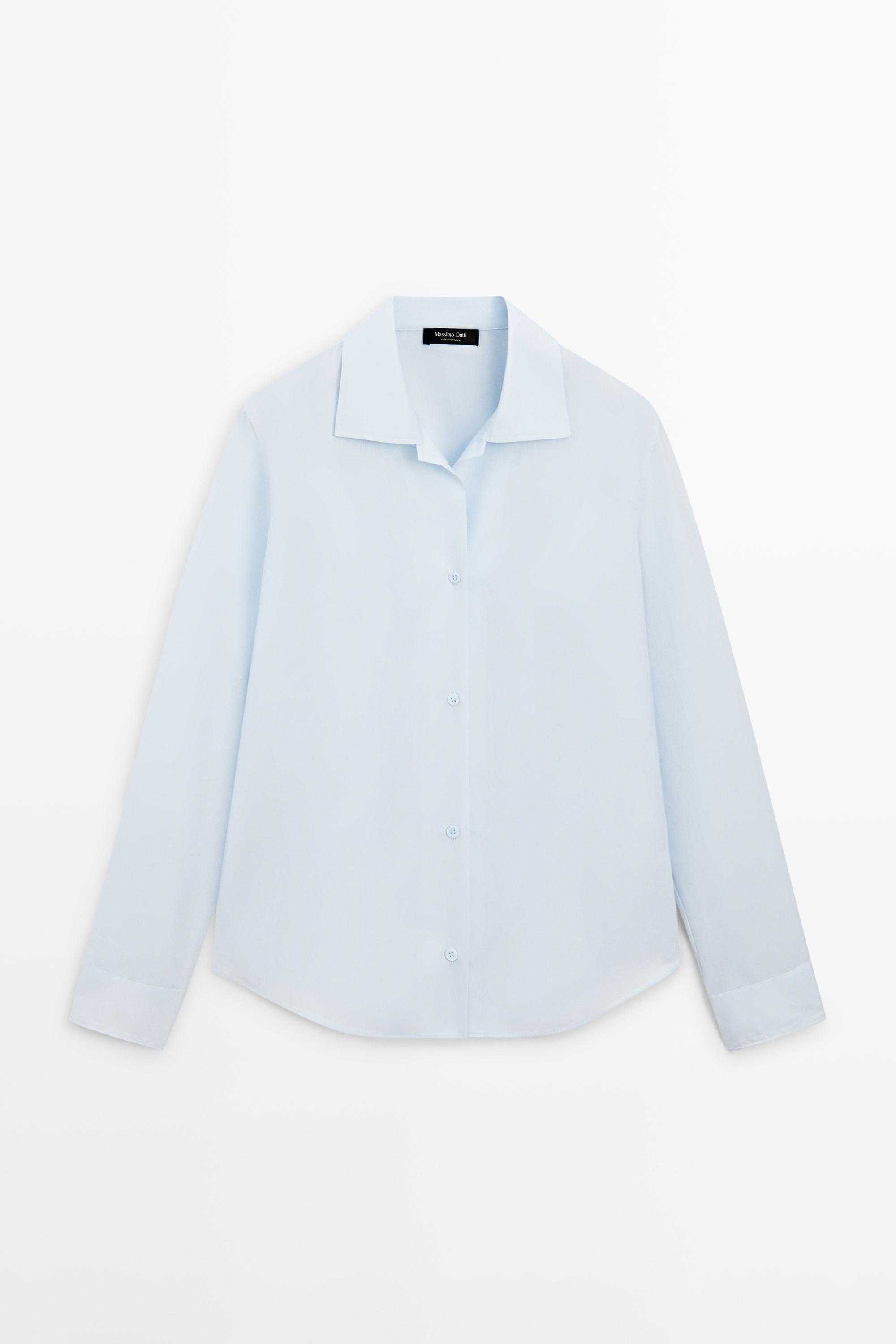 100% cotton poplin shirt