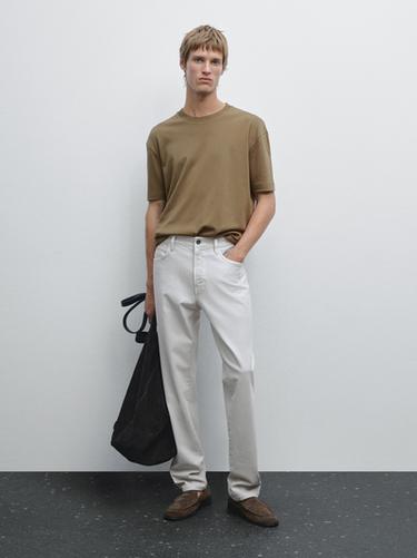 Camiseta medium weight 100% algodón - Aceite de Zara