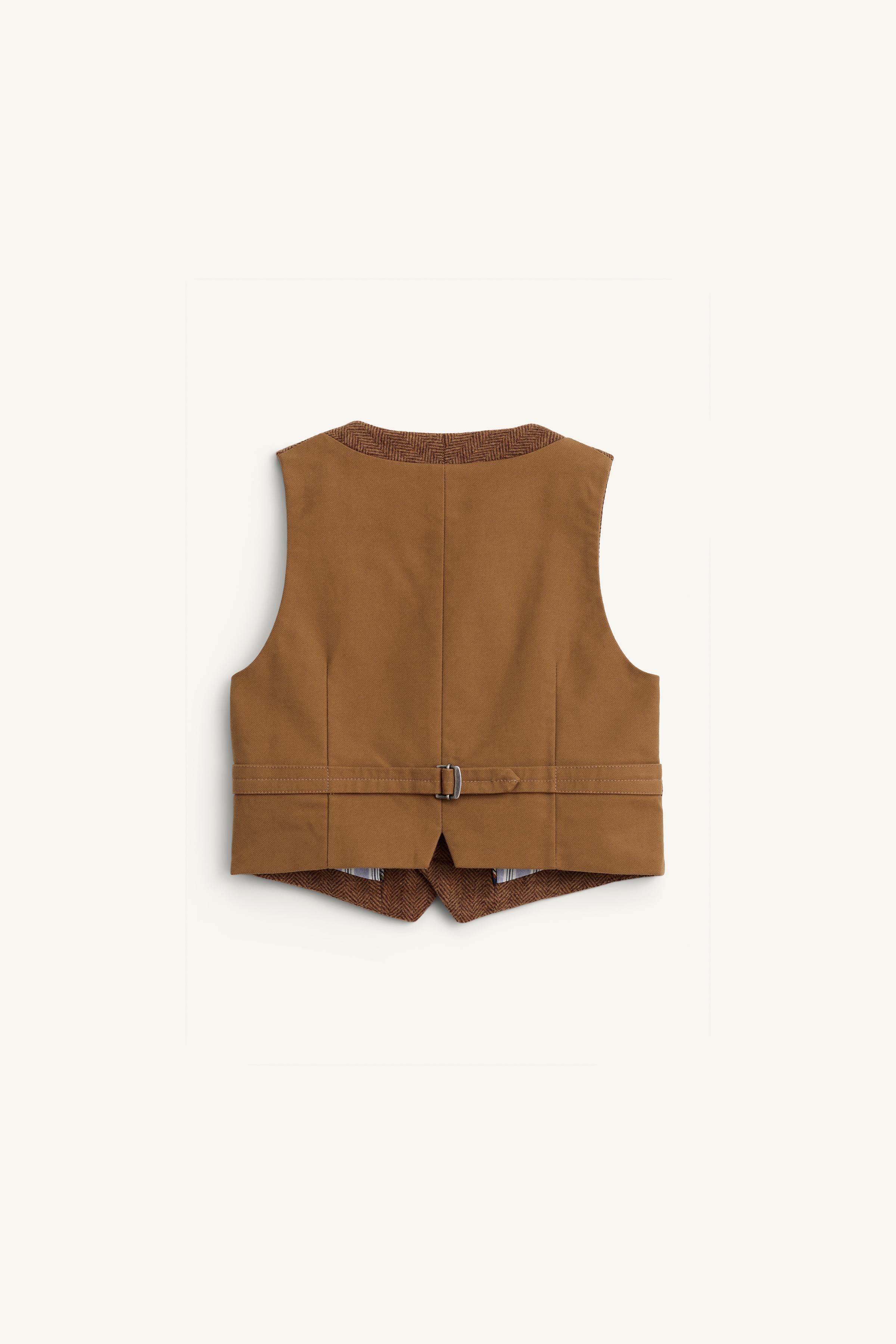 LIMITED EDITION HERRINGBONE WOOL VEST