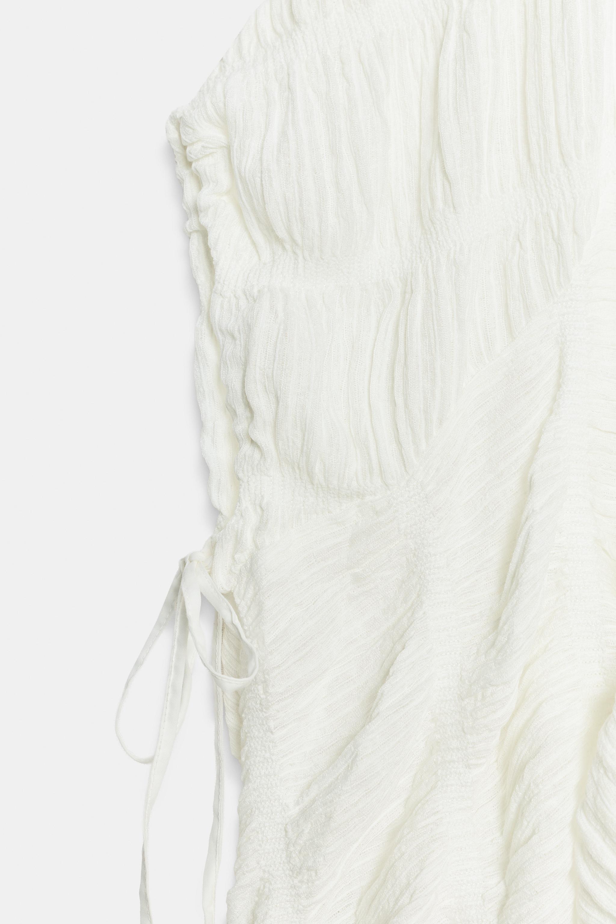 テクスチャーケープトップス - ホワイト | ZARA Japan / 日本