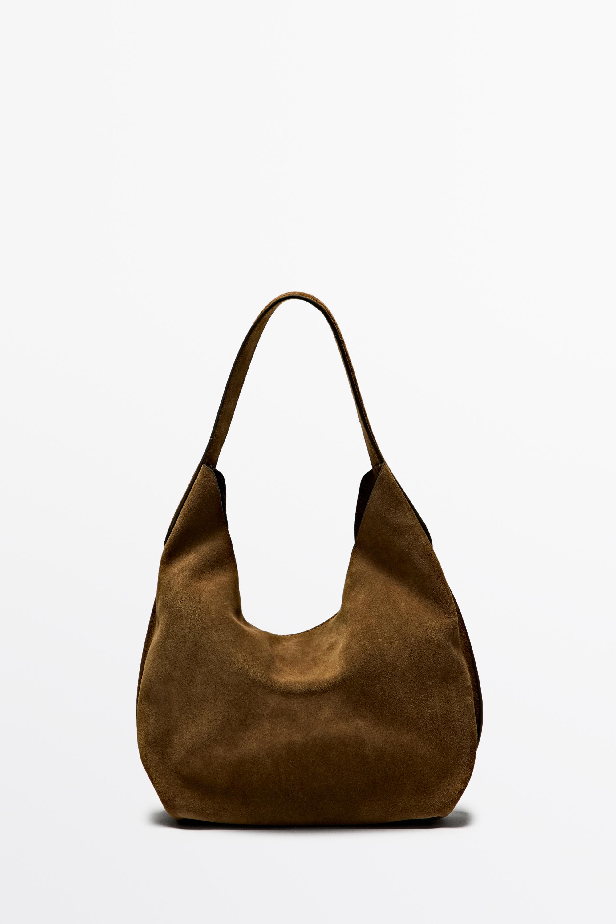 Split suede leather mini bag