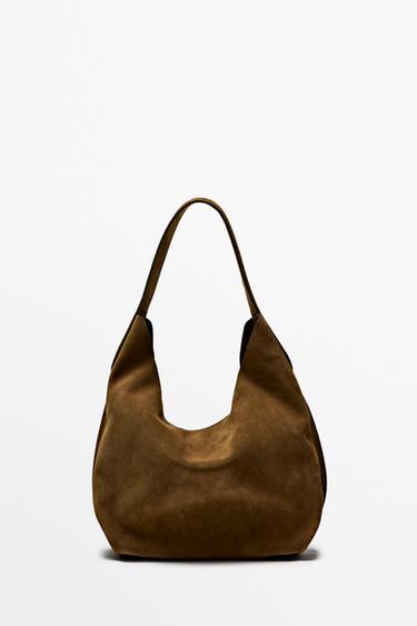 Bolso mini piel serraje - 566 de Zara - Imagen 0
