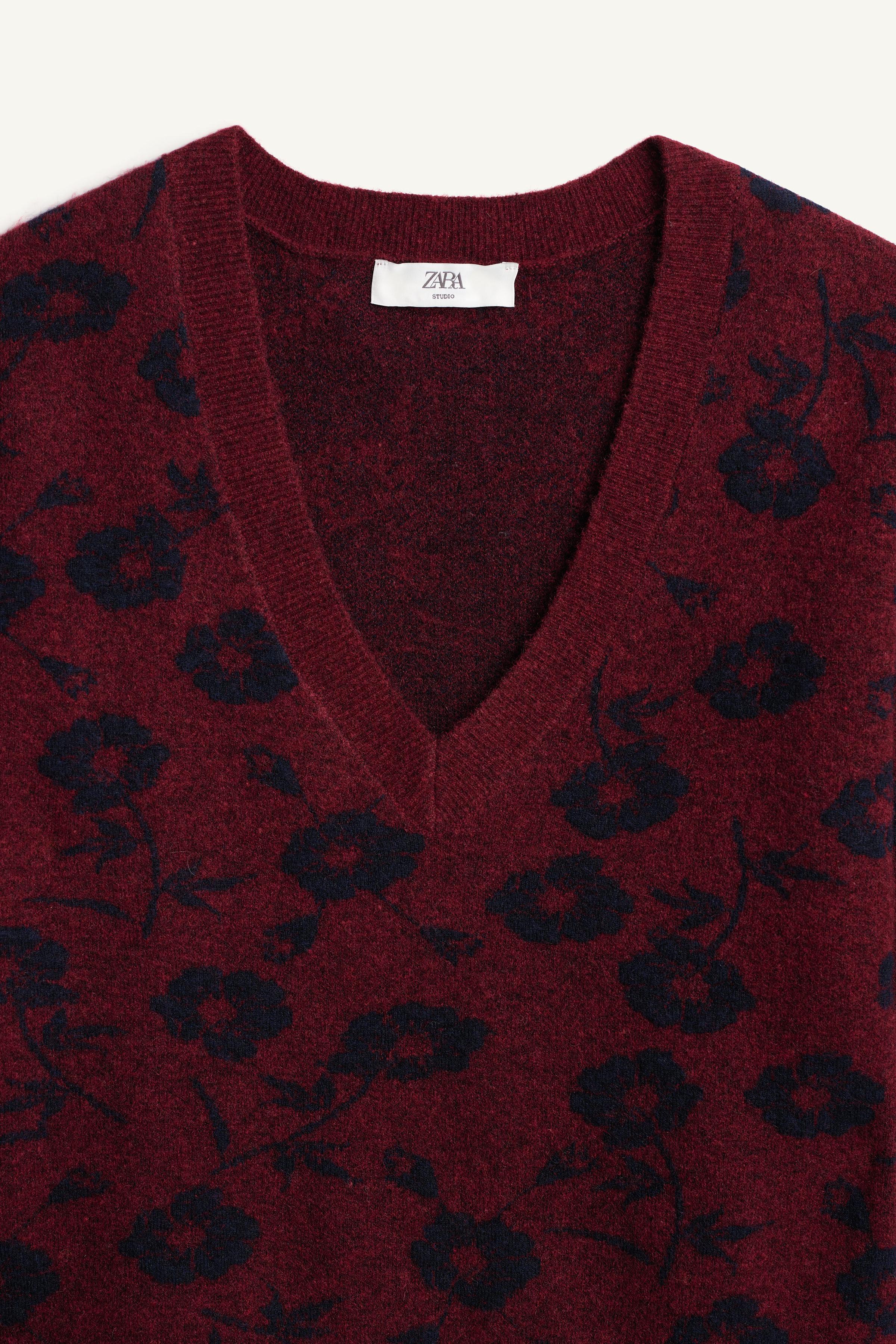 LIMITED EDITION FLORAL JACQUARD SWEATER