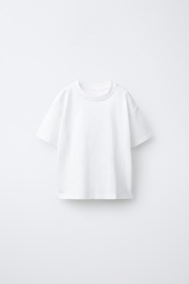 CAMISETA BÁSICA - Blanco de Zara
