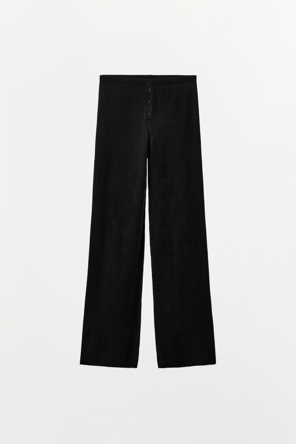 KNIT PANTS WITH BUTTONS - image 2