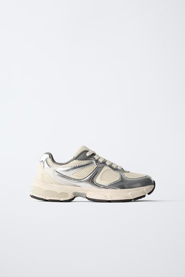 TÊNIS ESPORTIVO MESH - Prata da Zara