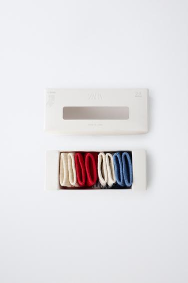 4-PACK OF COLOURED SOCKS IN A GIFT BOX - Multicoloured by Zara