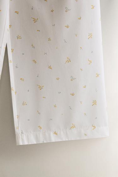 PANTALON FLEURI - Blanc de Zara - Image 2
