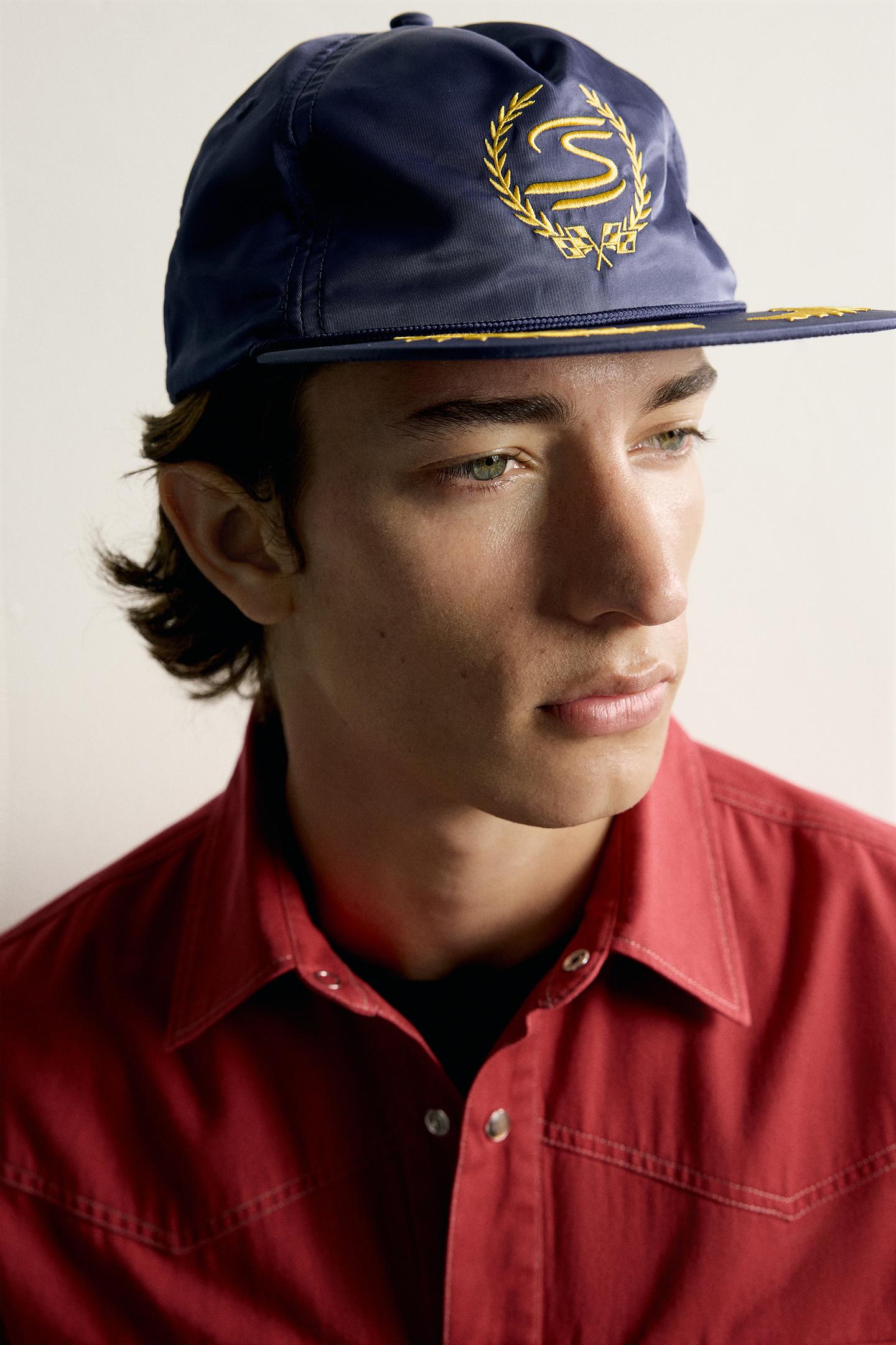 Мужская кепка Zara Ayrton Senna © Senna Brands Flat Brim, цвет: Синий — фото 3