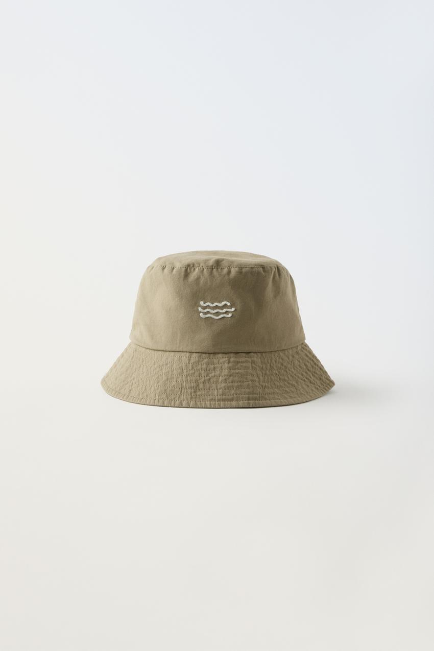 EMBROIDERED HAT - Green