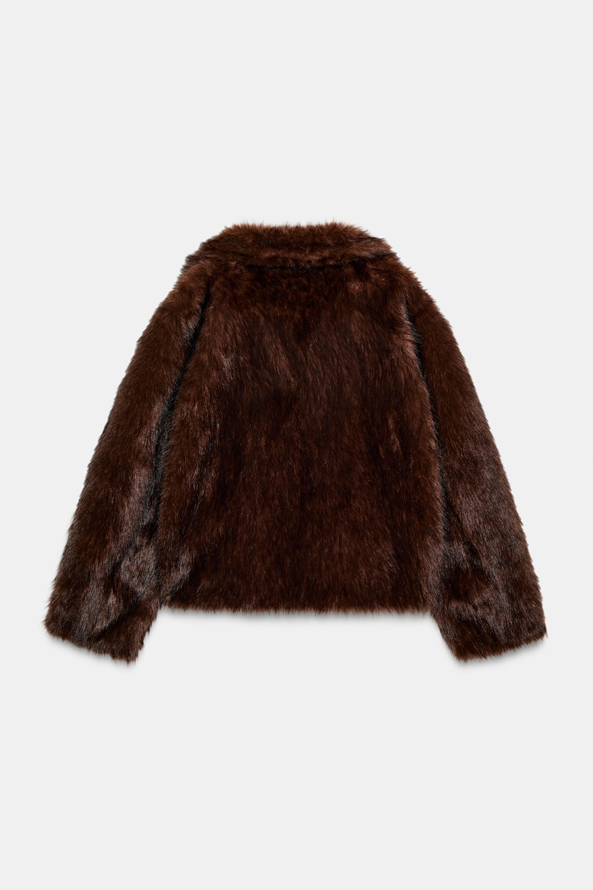 REVERSIBLE DOUBLE FACED FAUX FUR JACKET
