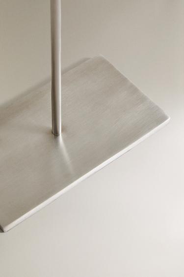 STEEL FIREPLACE ACCESSORY STAND - Silver by Zara - Image 3