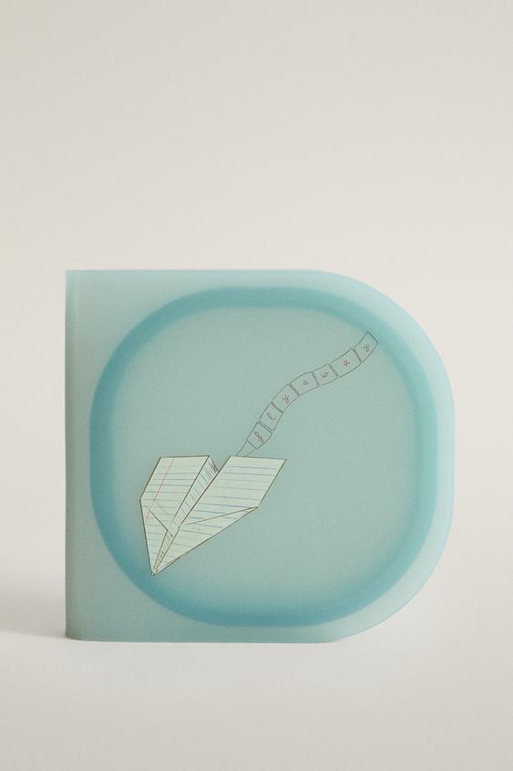 PAPER PLANE SILICONE KIDS' LUNCH BOX - Blue by Zara - Image 0