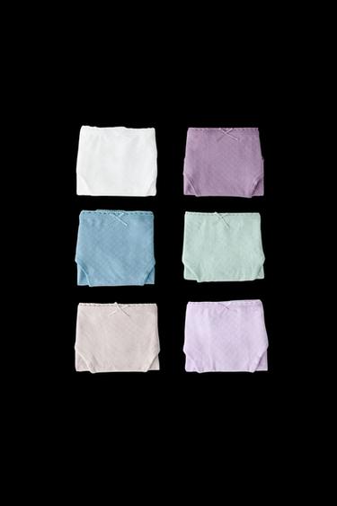 Zara AGES 2-6/ SIX-PACK OF STRUCTURED UNDERWEAR - Multicolored - Image 0